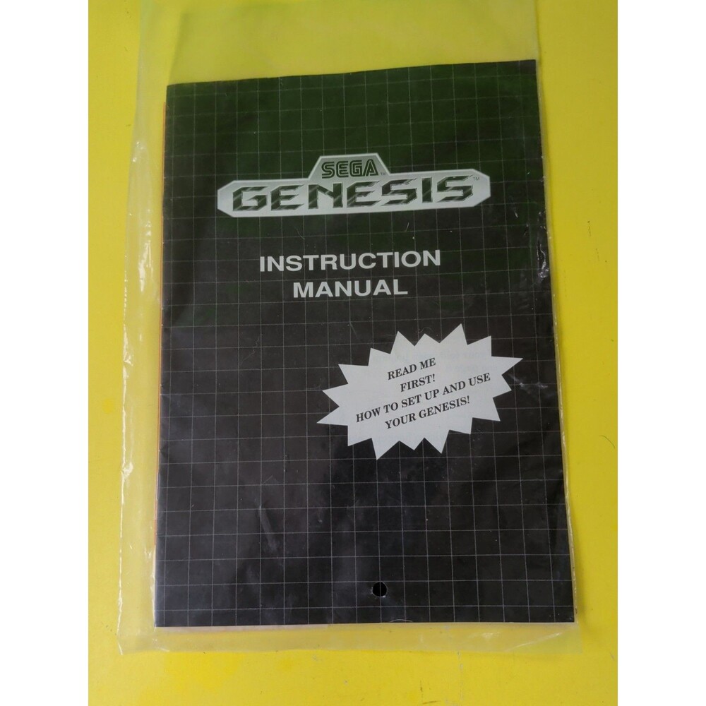 Sega Genesis Model 1 System Console Instruction Manual Booklet ONLY
